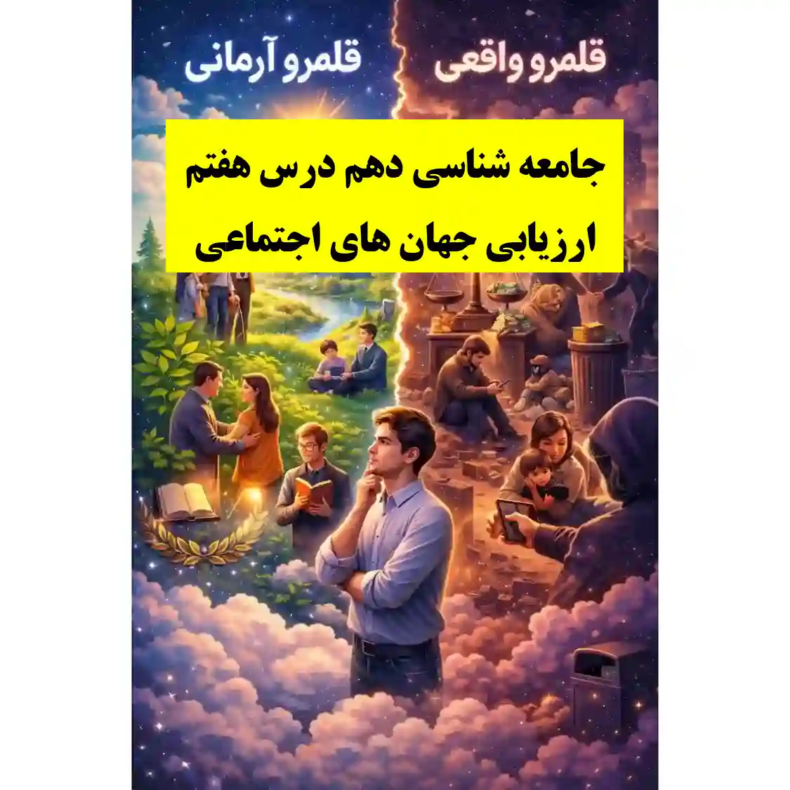 دانلود پاورپوینت جامعه شناسی دهم درس 7 ارزیابی جهان های اجتماعی